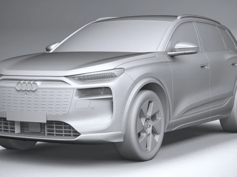 Audi Q6L E-tron 2025 3D Model