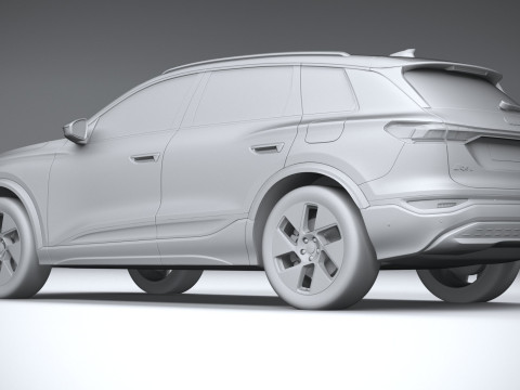 Audi Q6L E-tron 2025 Modelo 3D