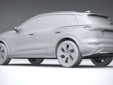 Audi Q6L E-tron 2025 3D Model