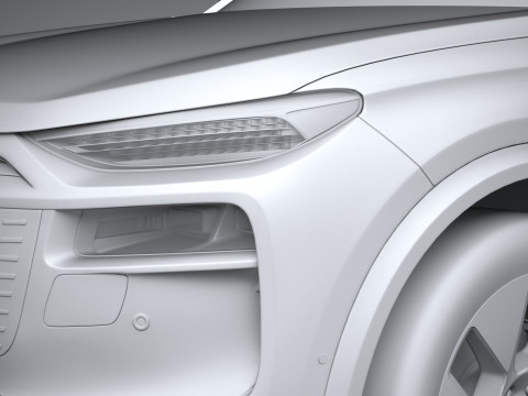 Audi Q6L E-tron 2025 Modelo 3D