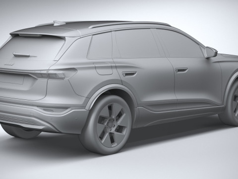 Audi Q6L E-tron 2025 Modelo 3D