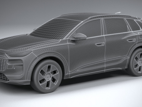 Audi Q6L E-tron 2025 Modelo 3D