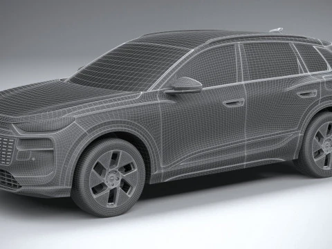 Audi Q6L E-tron 2025 3D Model