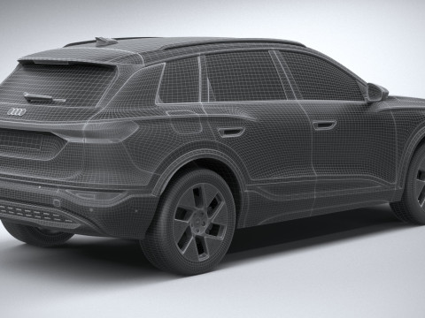 Audi Q6L E-tron 2025 Modelo 3D
