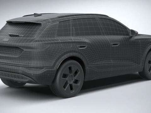 Audi Q6L E-tron 2025 3D Model