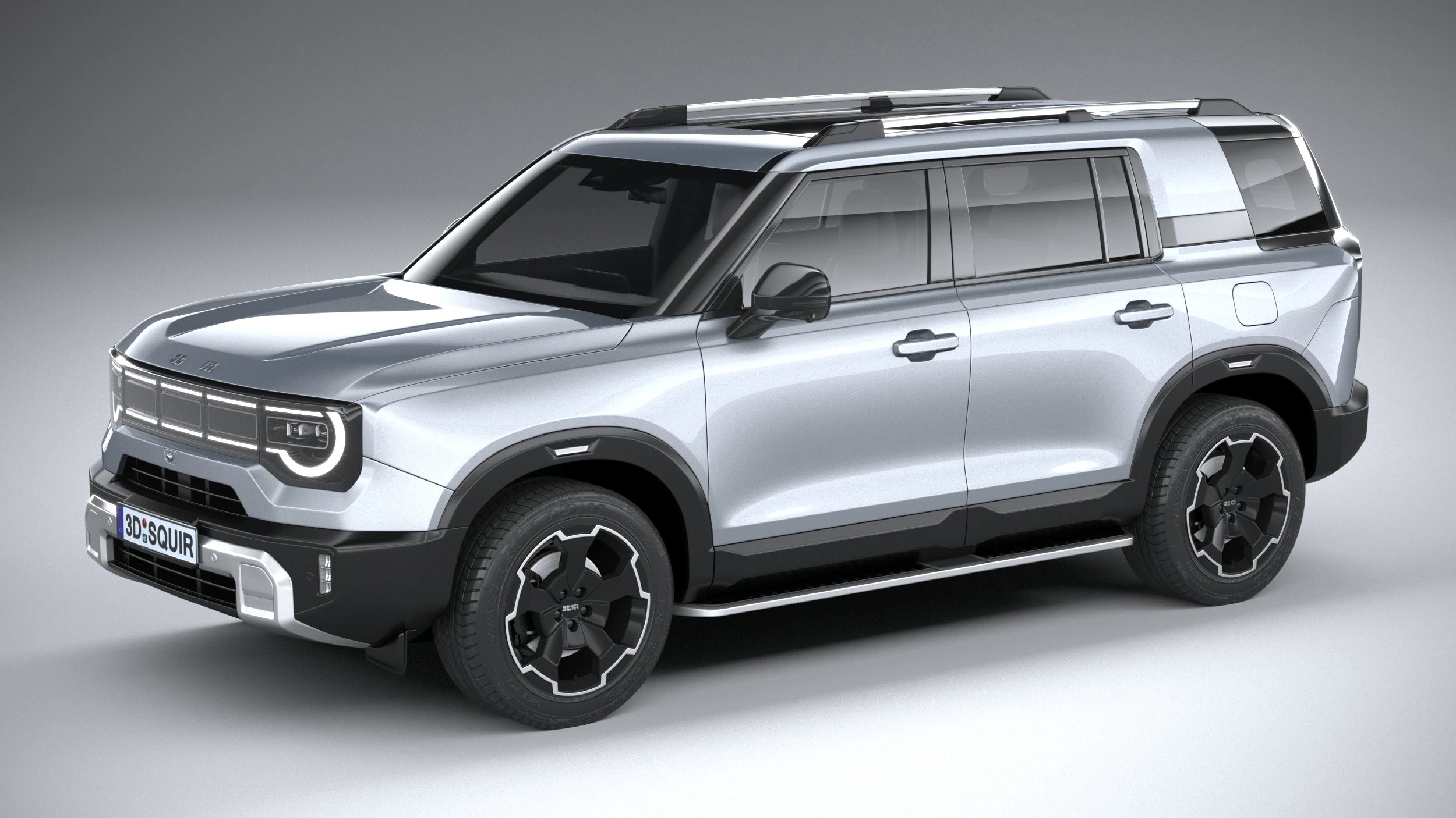 BAIC Beijing BJ30 2024 3D Model .c4d .max .obj .3ds .fbx .stl .blend