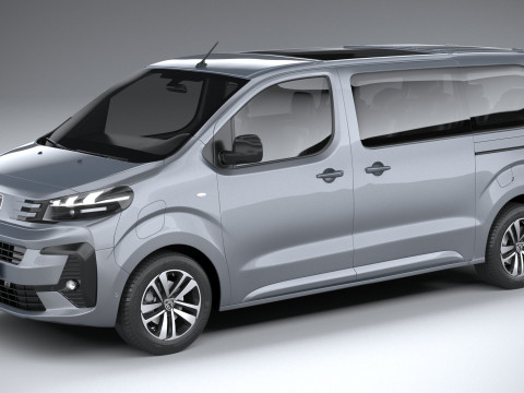 Peugeot E-Traveller 2024 3D Model