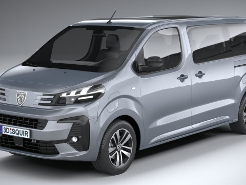 Peugeot E-Traveller 2024 3D 模型