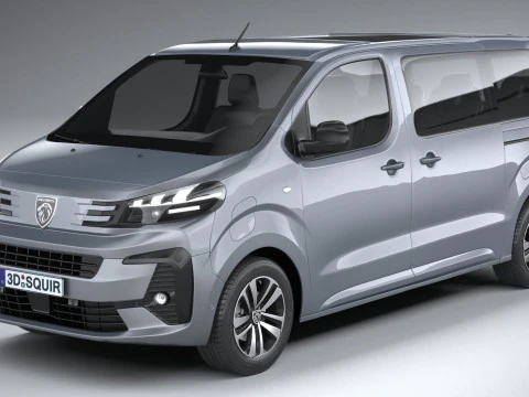 Peugeot E-Traveller 2024 3D Model