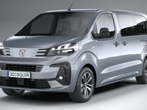 Peugeot E-Traveller 2024 3D 模型