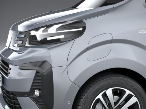 Peugeot E-Traveller 2024 3D 模型