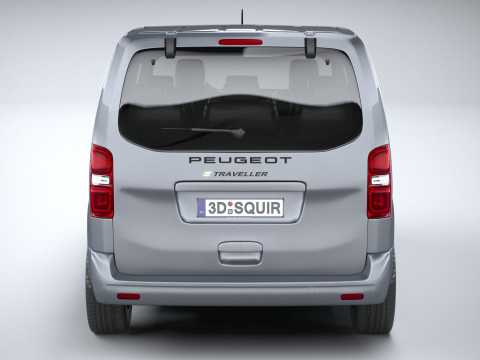 Peugeot E-Traveller 2024 3D 模型