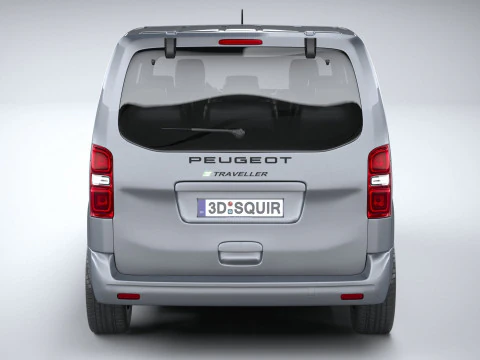 Peugeot E-Traveller 2024 3D Model