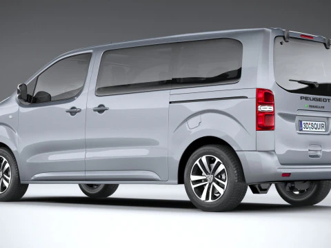 Peugeot E-Traveller 2024 3D Model