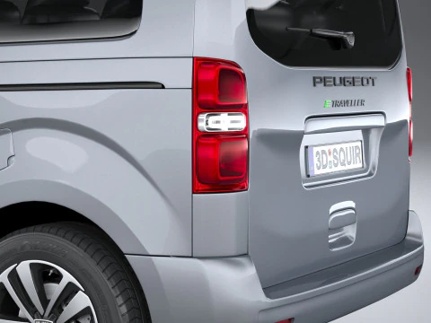Peugeot E-Traveller 2024 3D Model