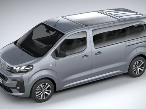 Peugeot E-Traveller 2024 3D Model