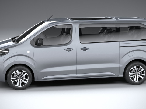 Peugeot E-Traveller 2024 3D 模型