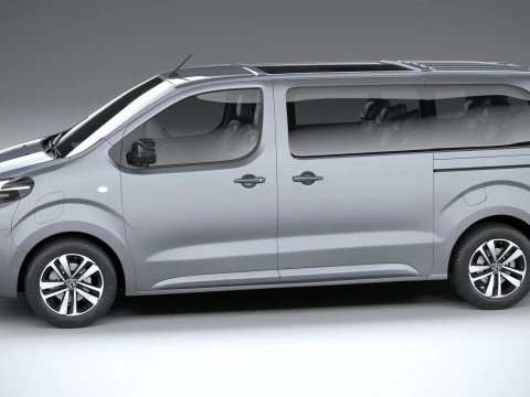 Peugeot E-Traveller 2024 3D Model