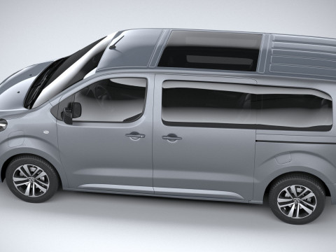 Peugeot E-Traveller 2024 3D 模型