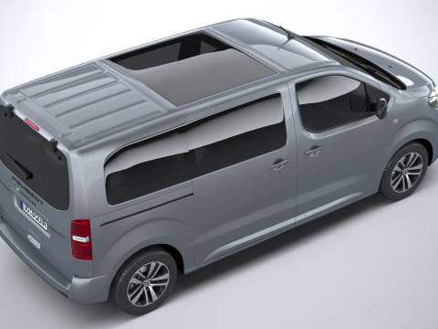 Peugeot E-Traveller 2024 3D 模型