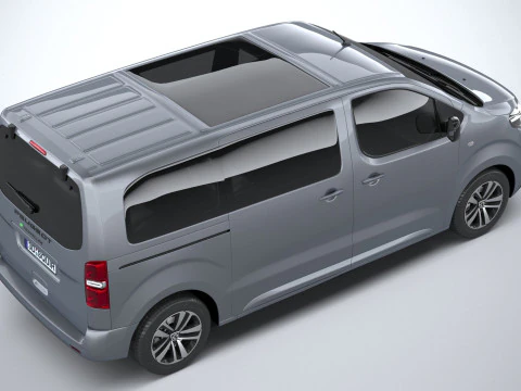 Peugeot E-Traveller 2024 3D Model