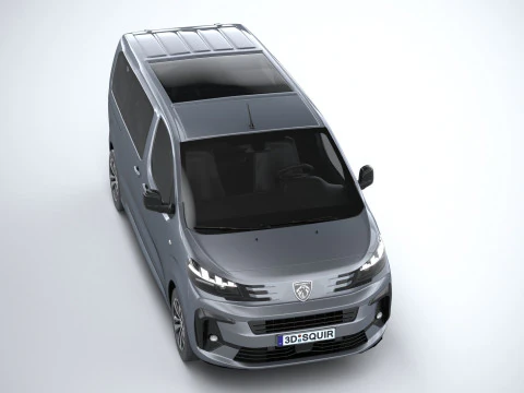 Peugeot E-Traveller 2024 3D Model