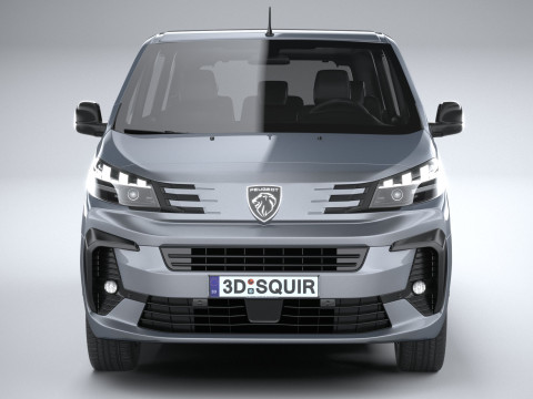 Peugeot E-Traveller 2024 3D 模型