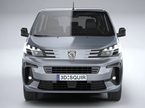 Peugeot E-Traveller 2024 3D Model