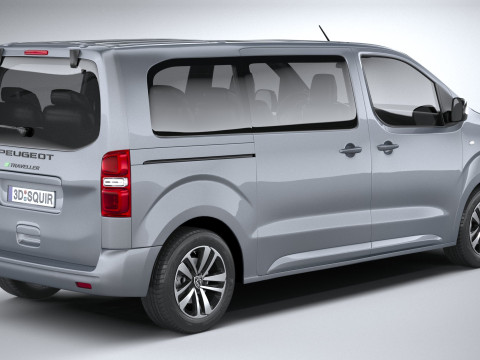 Peugeot E-Traveller 2024 3D 模型