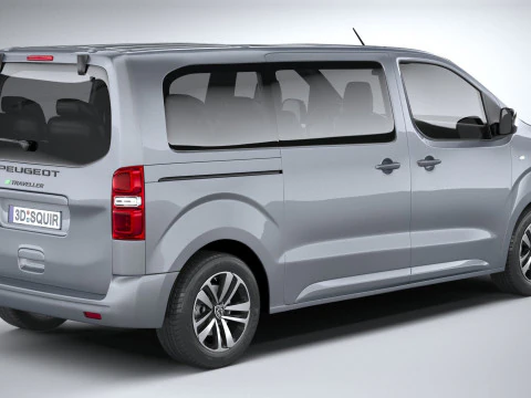 Peugeot E-Traveller 2024 3D Model