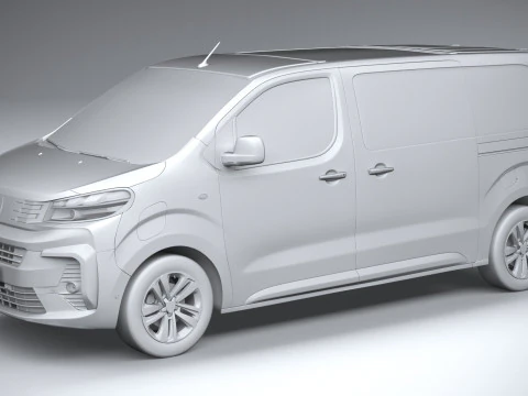 Peugeot E-Traveller 2024 3D Model