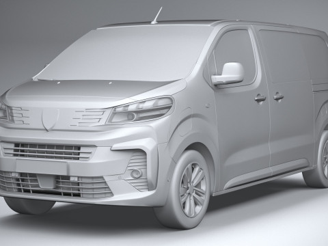 Peugeot E-Traveller 2024 3D 模型