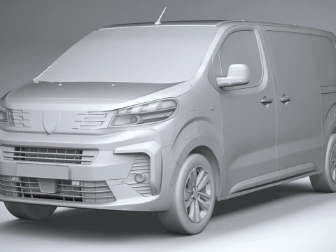 Peugeot E-Traveller 2024 3D Model