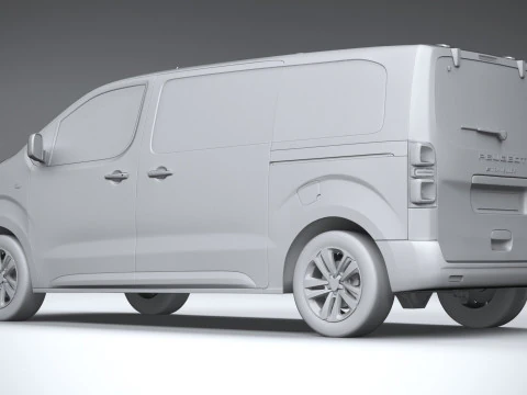 Peugeot E-Traveller 2024 3D Model