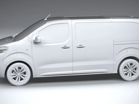 Peugeot E-Traveller 2024 3D Model