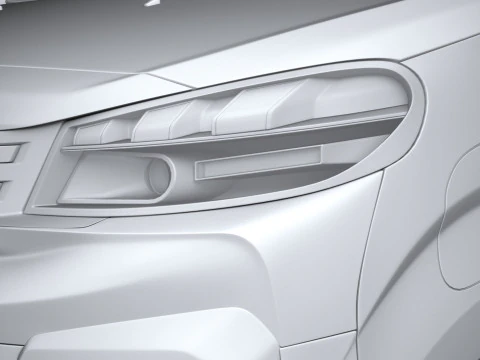 Peugeot E-Traveller 2024 3D Model
