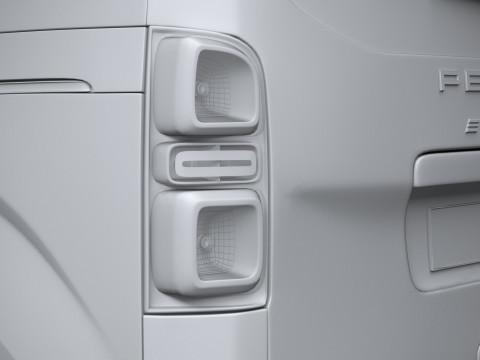Peugeot E-Traveller 2024 3D 模型