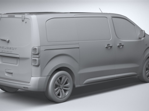 Peugeot E-Traveller 2024 3D 模型