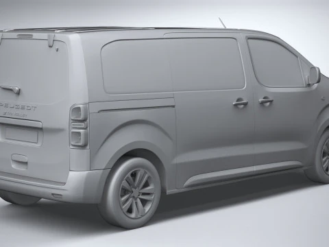 Peugeot E-Traveller 2024 3D Model