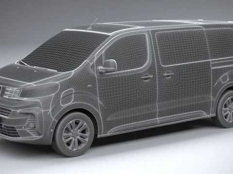 Peugeot E-Traveller 2024 3D Model
