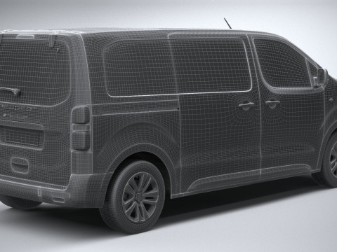 Peugeot E-Traveller 2024 3D 模型