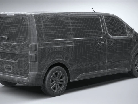 Peugeot E-Traveller 2024 3D Model