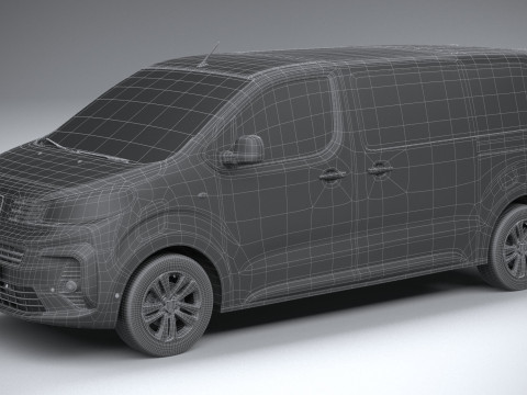 Peugeot E-Traveller 2024 3D 模型