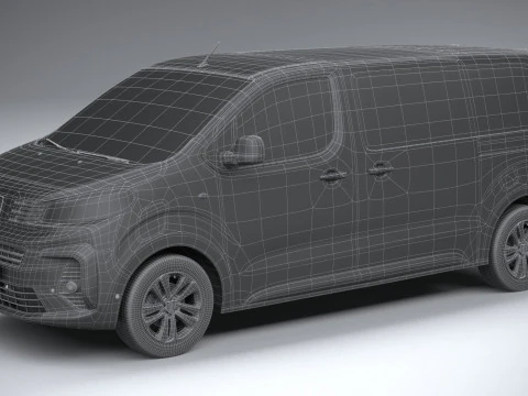Peugeot E-Traveller 2024 3D Model