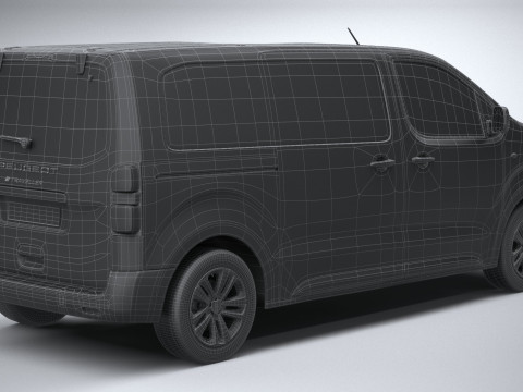 Peugeot E-Traveller 2024 3D 模型