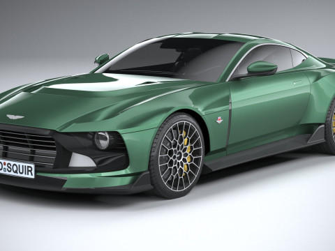 Aston Martin Valour 2024 LowPoly 3D Модель