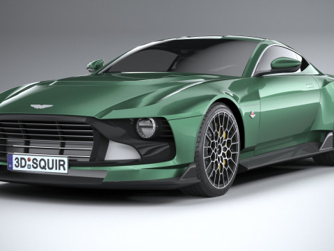 Aston Martin Valour 2024 LowPoly 3D Модель