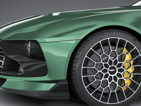 Aston Martin Valour 2024 LowPoly 3D Модель