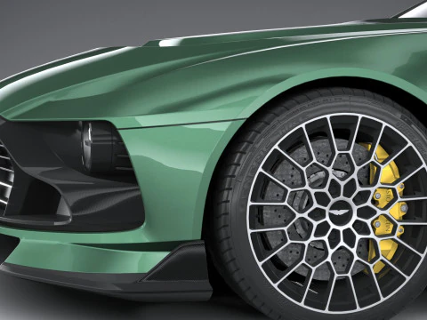 Aston Martin Valour 2024 LowPoly 3D Model