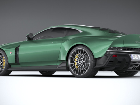 Aston Martin Valour 2024 LowPoly 3D Модель
